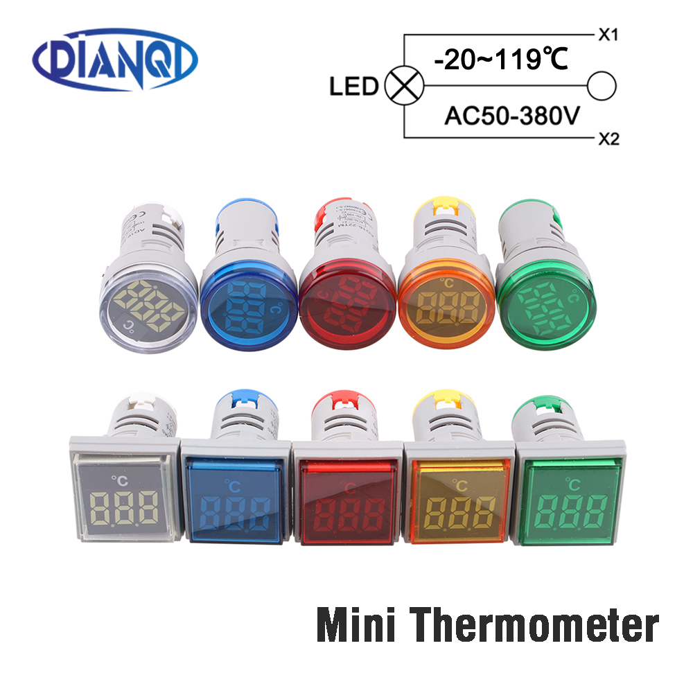 Digital Hygrometer Probe - 22 مللي متر صغير البلاستيك LED