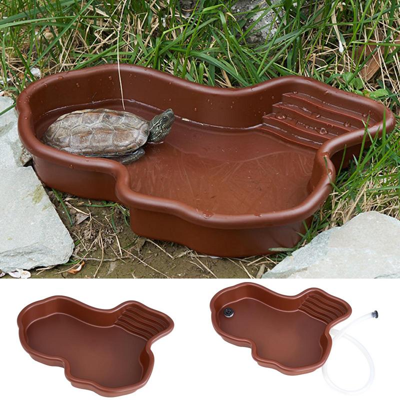 Water Dish Reptile - طبق تغذية السلحفاة حمام سباحة للزواحف