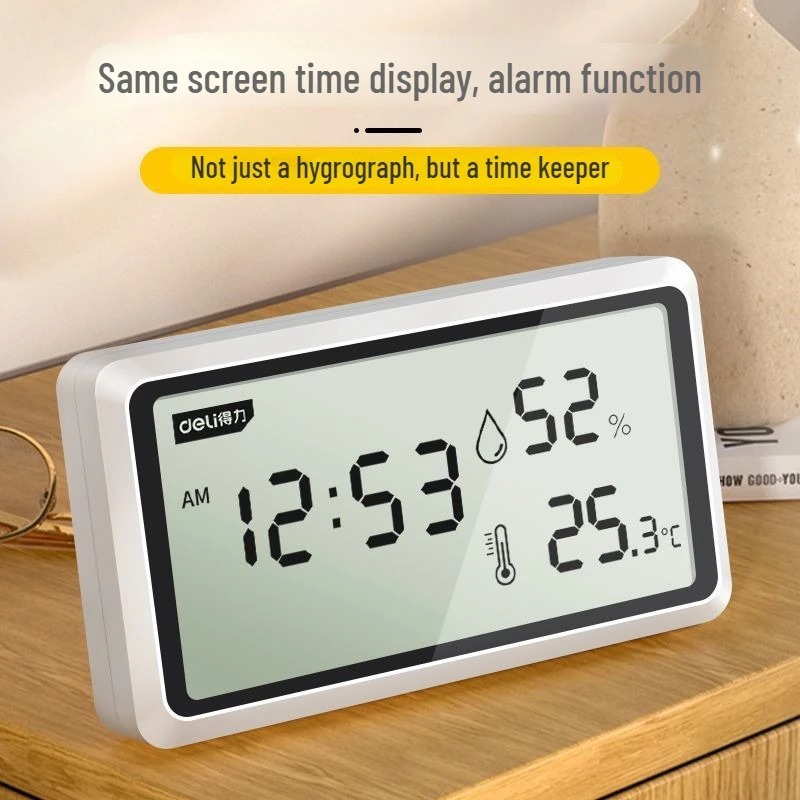 Digital Hygrometer Probe - مقياس حرارة ورطوبة إلكتروني من ديلي،