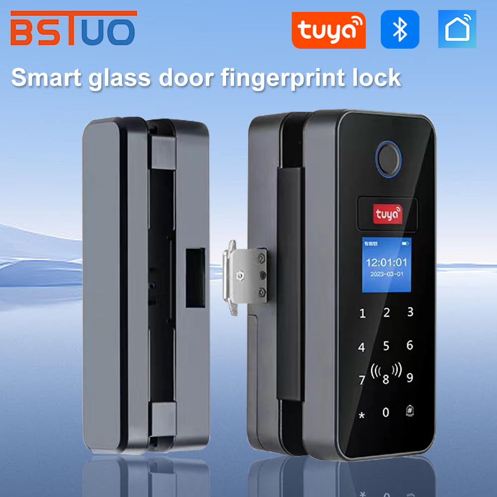 Glass Door Hinge - قفل باب زجاجي ذكي بخطاف مزدوج،