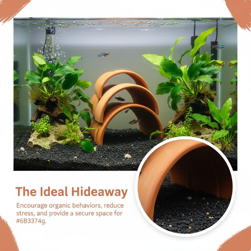 Hide Cave Ceramic - كهف تكاثر أسماك من السيراميك، قابل