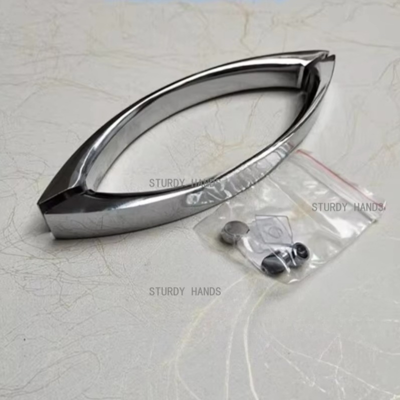 Glass Door Hinge - مقبض باب حمام زجاجي من الفولاذ