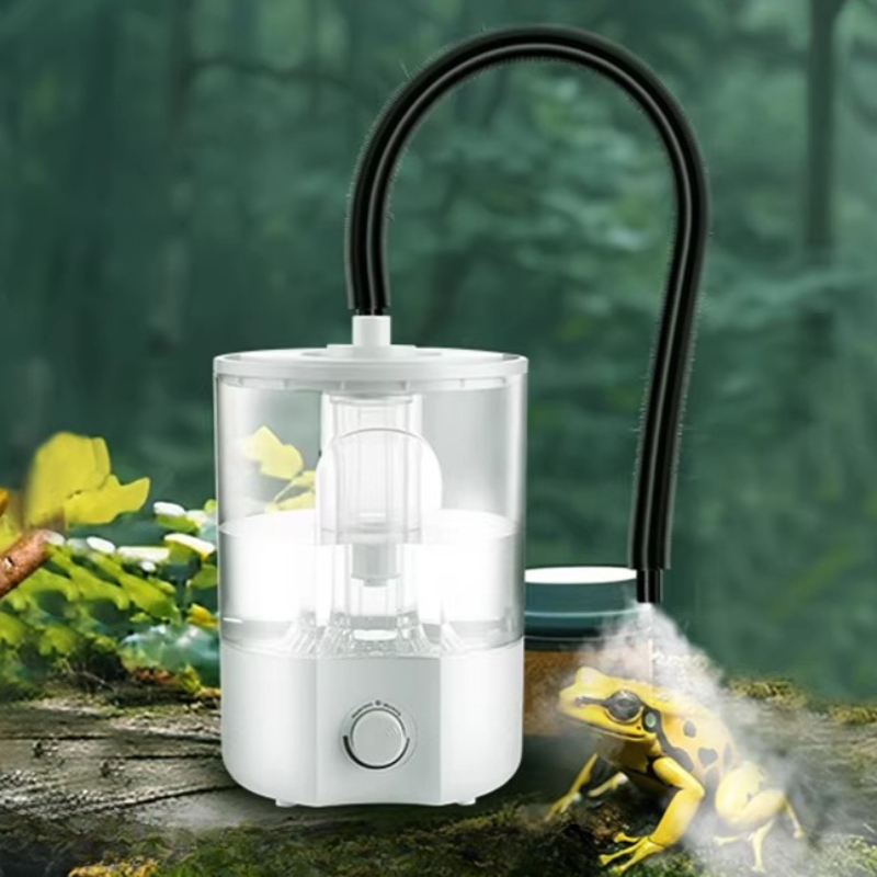 جهاز ترطيب للزواحف قابل للتعدي - مراجعة Terrarium Fogger Ultrasonic وسعره