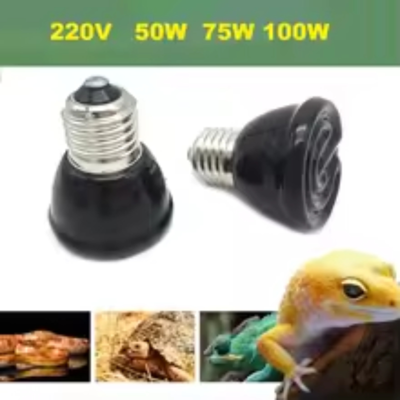 مصباح حراري سيراميكي صغير أسود - مراجعة Ceramic Heat Emitter وسعره