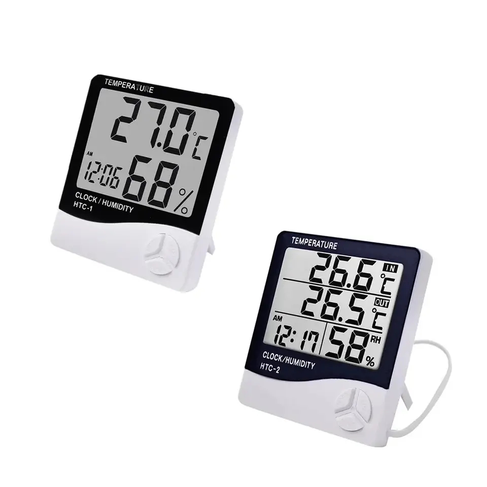 مقياس حرارة ورطوبة رقمي داخلي  - مراجعة Digital Hygrometer Probe وسعره