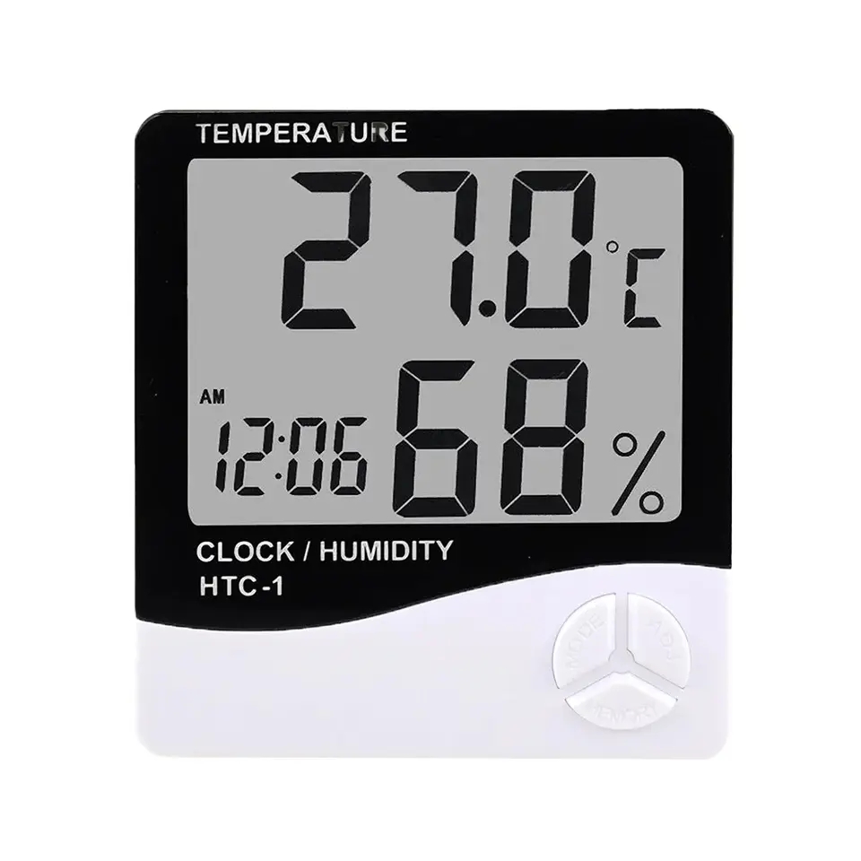 مقياس حرارة ورطوبة رقمي داخلي  - مراجعة Digital Hygrometer Probe وسعره