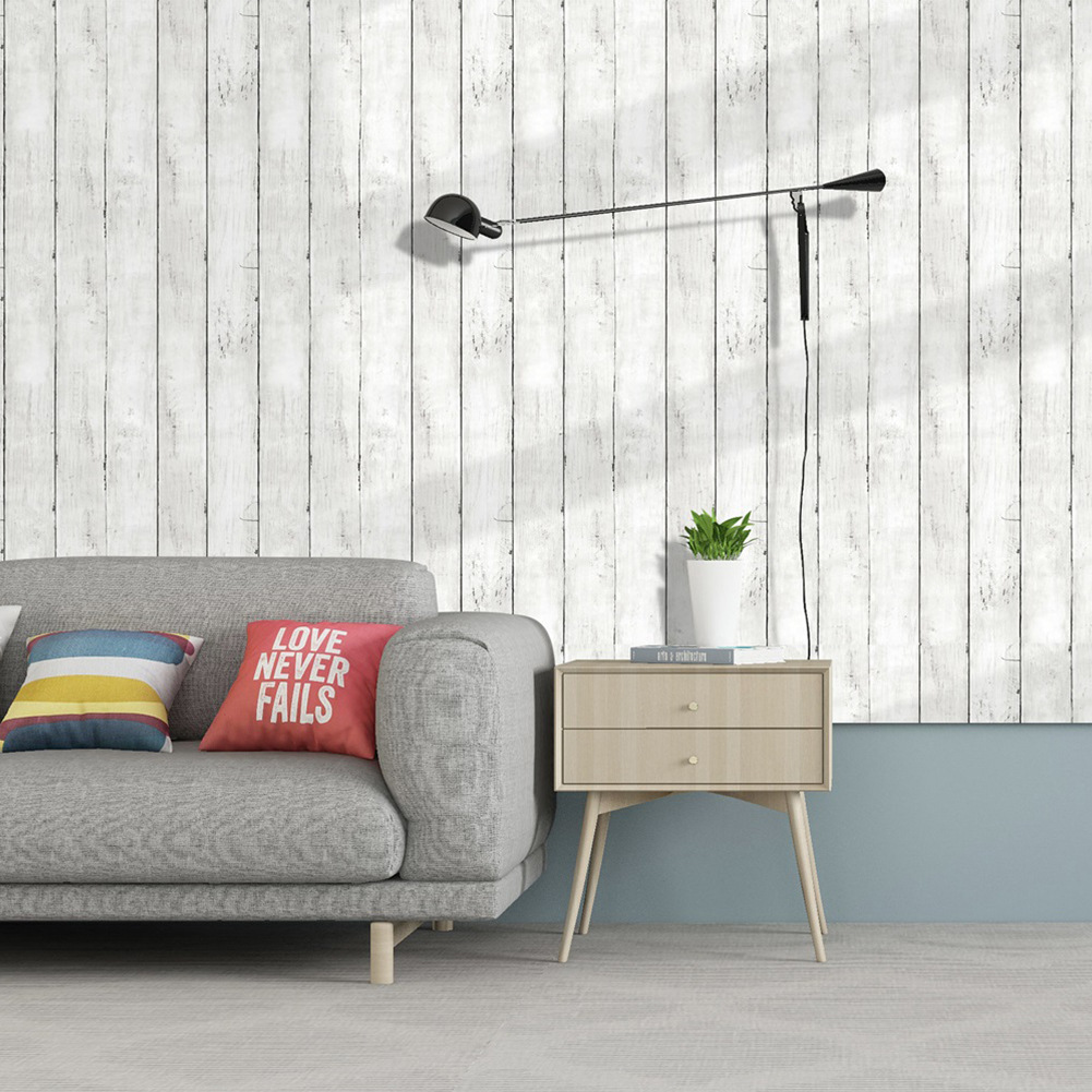 ورق جدران ذاتي اللصق بنمط خشبي - مراجعة Pvc Panel Background وسعره