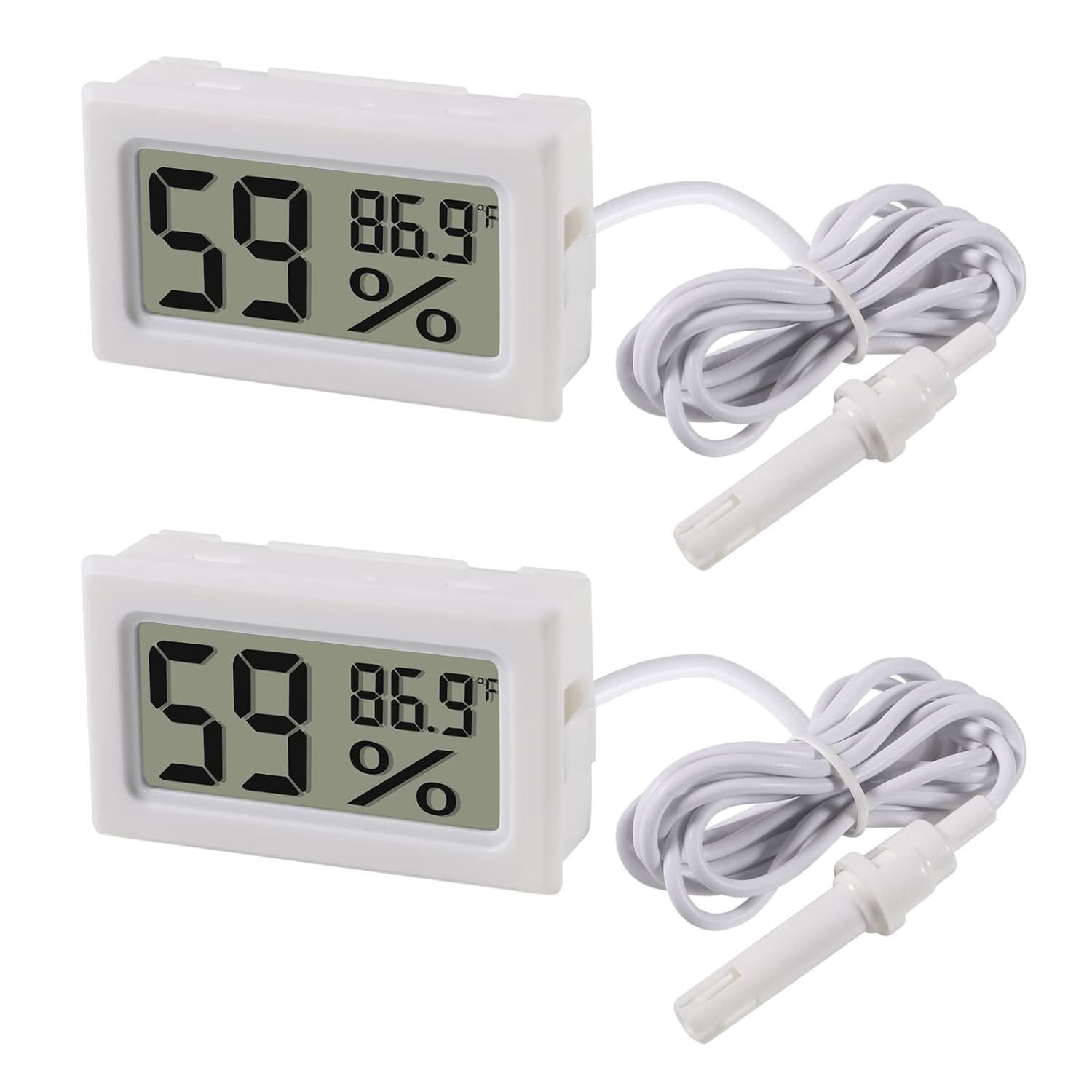 2 قطعة مقياس الرطوبة الرقمي ال - مراجعة Digital Hygrometer Probe وسعره